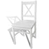 Maison Madeleine -  Dining Chairs 6 pcs White Pinewood